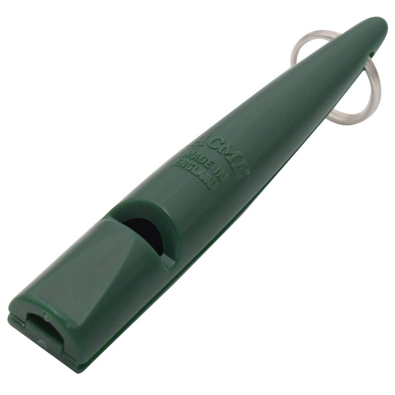 acme Genuine ACME 210.5 Dog Whistle. High pitch. Single note. Good sound quality. Weather-proof. Pealess. Made in the UK (Forest Green) - Image 1